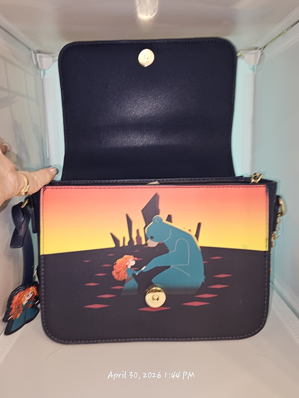 Loungefly Disney Brave Princess Merida Castle Crossbody Bag & Wallet